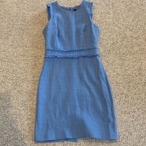J Crew Blue Sleeveless Dress
